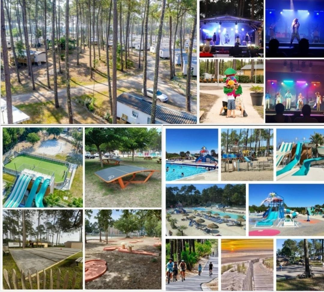 Camping Des Dunes De Contis Mobilhome 3Ch, Сен-Жюльен-ан-Борн Экстерьер фото